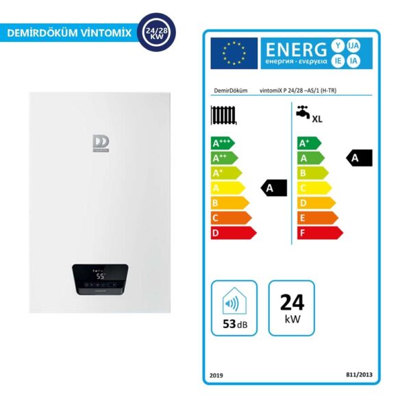 Demirdöküm Vintomix 24/28 Kw Tam Yoğuşmalı Kombi. - Görsel 2